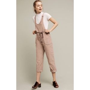 Anthropologie Nomad by Morgan Carper Galen Jumpsuit Overalls Corduroy Mauve S
